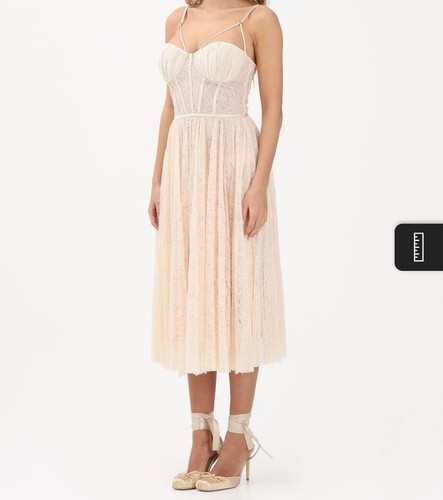 Abito pizzo e chiffon - abito, p/e