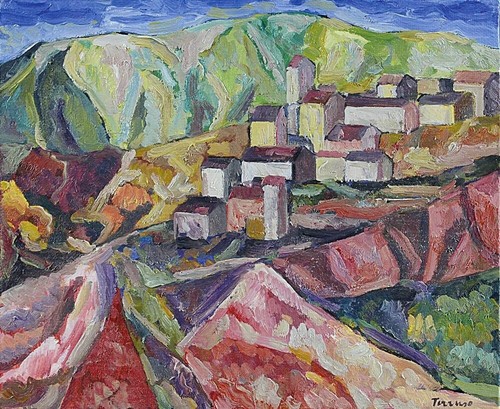 Saverio terruso olio tela - saverio,