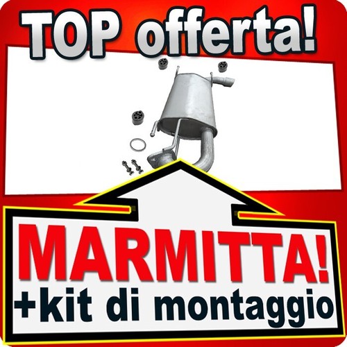 Silenziatore posteriore per - posteriore,
