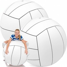 Libima 2 Pezzi 27 Pollici Pallavolo Gonfiabile Gigante Grande Piscina da Spiaggia per Esterno...