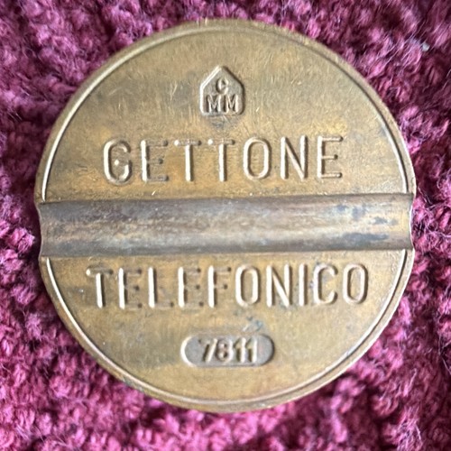 Italian gettone telefonico - gettone,