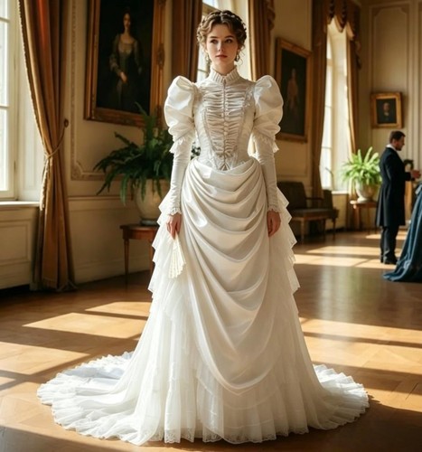 Abito sposa vittoriano - da,