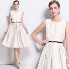 Vestito Midi Beige Champagne