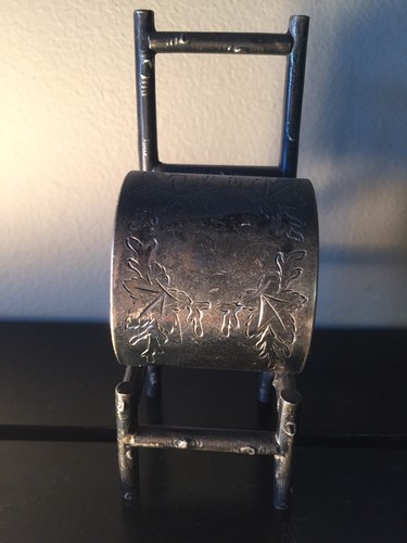 Silver plated chair napkin - plated,