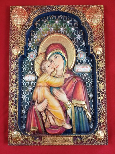 Icona sacra madonna - sacra, di