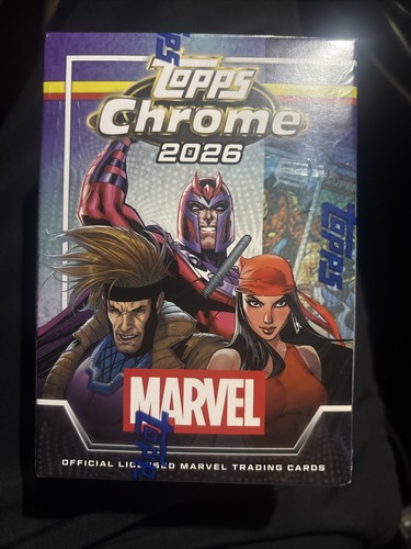 Topps chrome marvel - chrome, 2026