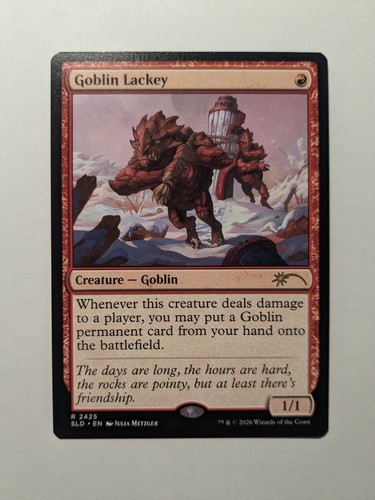 Goblin lackey secret - goblin,