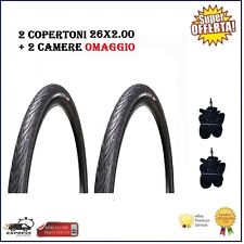 Coppia Copertoni 26x2.00 Mtb Chaoyang Kestrel Gomma Bici Slick Rigido Pneumatici
