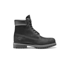 Timberland 6 pollici Premium 10073 stivali da combattimento da uomo in pelle nera impermeabili alla caviglia