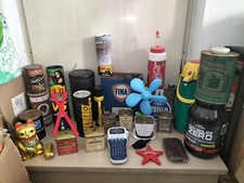 Lotto di Oltre 20 Oggetti Misti Varie Tipologie di Articoli Pubblicitari Vintage