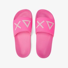 SUN68 SLIPPERS SLIDE LOGO Ciabatta con fascia Mare X35204 62 Fuxia SUN