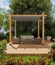 10 x 10 ft Wood-Grain Aluminum