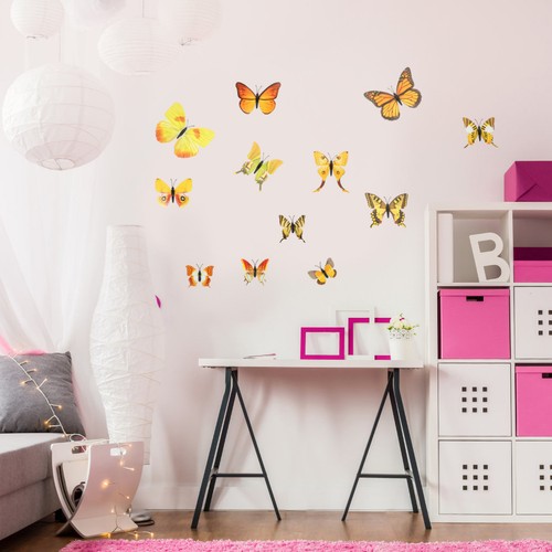 Pcs adesivi farfalle - adesivi,