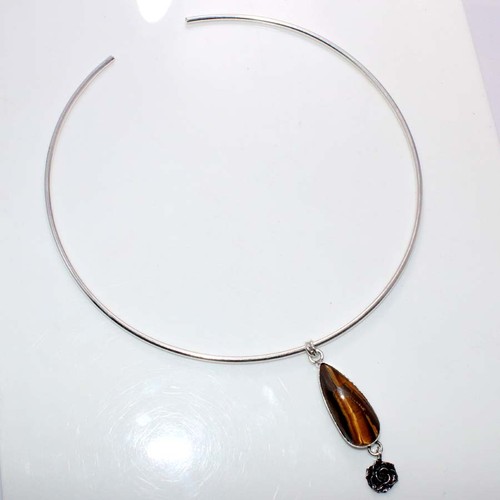 Collana girocollo argento - collana, in