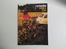 Depliant brochure Citroen Dyane 6 e 2CV 6 - 1982