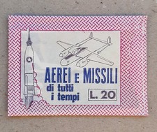 BUSTINA AEREI E MISSILI. SCRITTE BLU. SIGILLATA.  EDIZIONI PANINI.