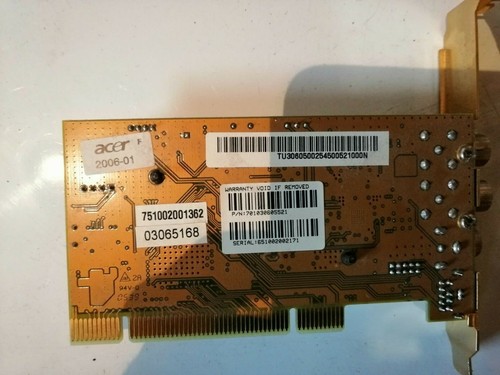 Acer carte n 701030605521 - acer, tv