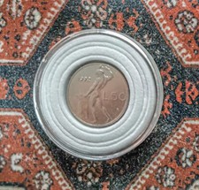 MONETA RARA DA 50 LIRE MINI DEL 1992 CON ROMBO