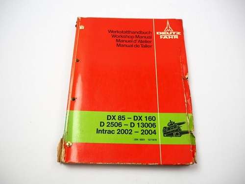Deutz dx85 160 - -, 13006
