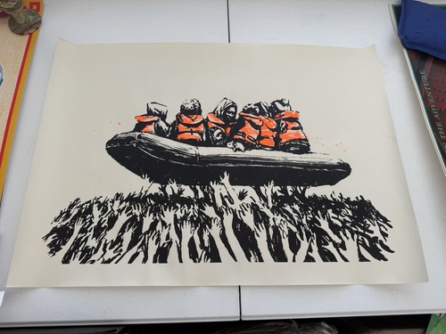 Rara serigrafia banksy - rara,