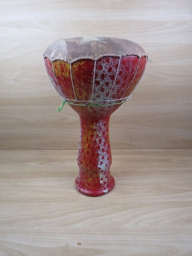 Vecchio djembe tamburo bongo - vecchio,