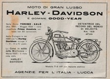 PUBBLICITA' 1920 MOTO HARLEY