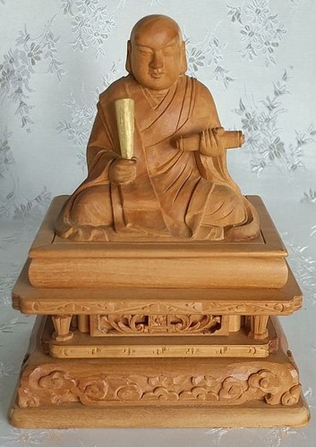 Japanese wooden buddhist - japanese,