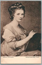 Angelica Kauffmann Autoportrait Artiste Peintre CPA Néo-classicisme Art Painter
