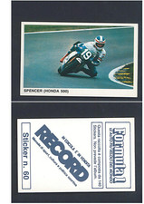 Moto Driver Freddie Spencer #19 n.60 come nuovo MOTOGP HONDA 500 1986 ▓