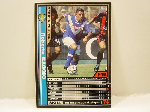 Panini wccf 2001 roberto - panini,