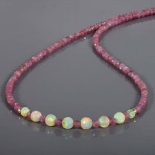 Collana Con Filo Di Perle Di