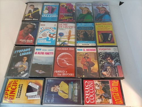 Lotto 18x musicassette - 18x, liscio