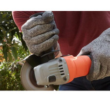 Smerigliatrice flex flessibile angolare elettrica 115 mm 710 W Black e Decker B