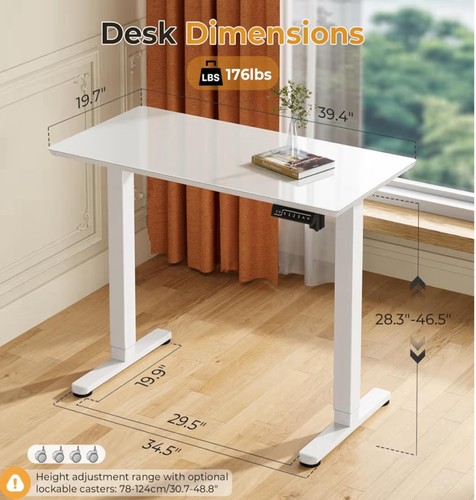 Scrivania elettrica standing - scrivania,