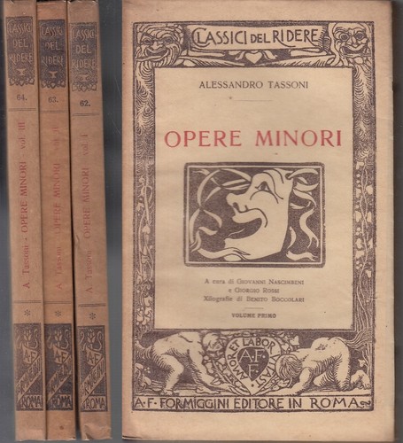 Opere minori volumi - volumi,