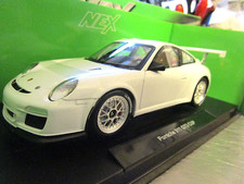 PORSCHE 911 997 Carrera Cup GT3 Racing corpo liscio bianco 2004 Welly 1:18