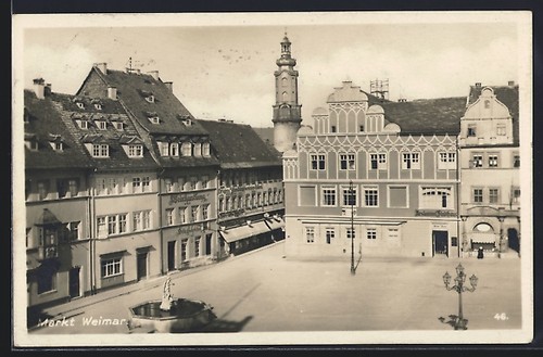 Cartolina weimar tur - /,