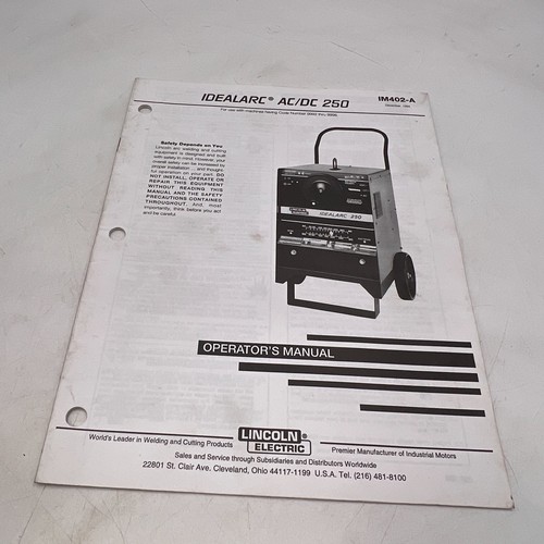 Manuale operatore lincoln - manuale,