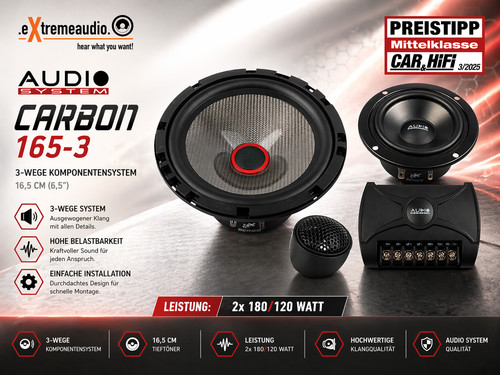 Sistema audio carbon 165 - carbon, 165/3