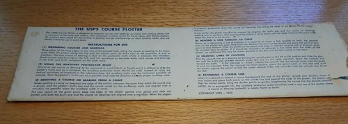 1962 usps course plotter per - 1962,