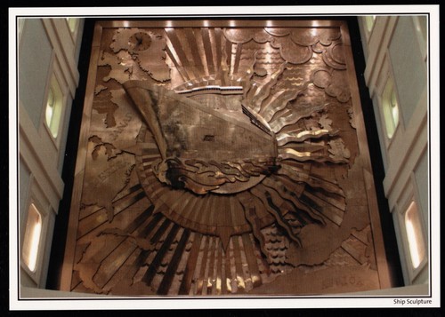 Queen mary ship - 2, sculpture