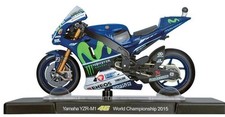 Box Rotto VALENTINO ROSSI 46 Modello 1/18 YAMAHA YZR-M1 Moto GP Campionato 2015