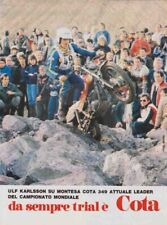 advertising Pubblicità -MOTO MONTESA COTA 349 ULF KARLSSON 1980TRIAL EPOCA