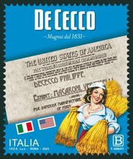 Italia 2023 Made in Italy De Cecco Pastificio Industria Alimentare Commercio MNH