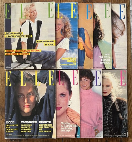 Lot magazines elle de - 9,