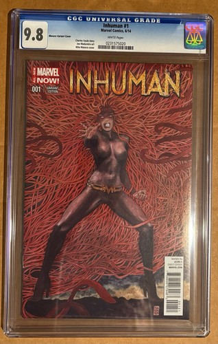 Inhuman cgc 8 manara - 1, 9.8