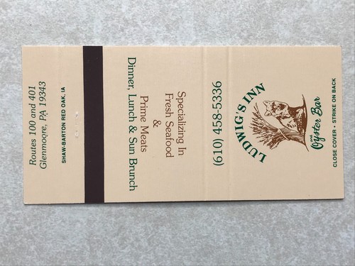 Av294 matchbook cover wide - cover,