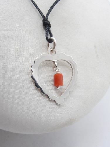 Ciondolo con cuore argento - con,