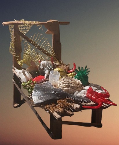 Presepe banco pesce - banco,