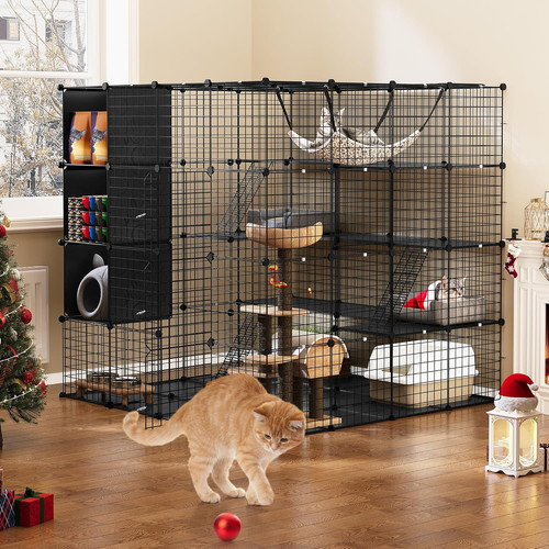 Grande gabbia per gatti - gabbia,